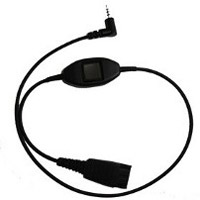 Jabra GN Netcom QD to 2.5mm Plug with PTT (for compatible Nokia and Cisco phones)